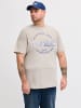 JACK & JONES PLUS T-shirt in Moonbeam