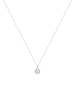 Elli Halskette 925 Sterling Silber Buchstabe, Buchstabe - A, Plättchen in Silber