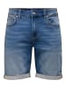 ONLY & SONS Jeans-Shorts in Medium Blue Denim