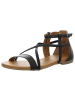 Tamaris Riemchensandalette in schwarz