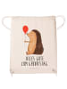 Mr. & Mrs. Panda rucksack mit Material Igel Luftballon mit Spruch in Creme