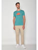 GreenBomb T-Shirt Nature Sky Bike in Turkis