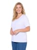 Ulla Popken Shirt in schneeweiß