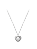 faina Women Necklace in Silver White
