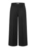 More & More verkürzte Stretch-Hose, weit in black