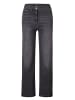 GOLDNER Kurzgröße:  Jeans in grau