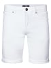 Petrol Industries Jackson Farbige Denim-Shorts Coconut in Weiß