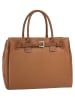 Cluty Handtasche echt Leder in cognac