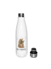 Mr. & Mrs. Panda Thermo-Trinkflasche Bär Gitarre mit Spruch in Weiß