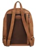 X-ZONE Rucksack echt Leder in cognac