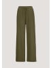 Hessnatur Jersey Hose Wide Leg  in goldoliv