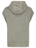Eight2Nine Ärmelloser Hoodie mit Kängurutasche und Kapuze in Grün-2