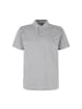 IDENTITY Polo Shirt stretch in Grau meliert