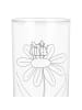 Mr. & Mrs. Panda Glas Hummel Blume ohne Spruch in Transparent