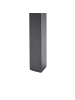 Beliani Gartentisch VERNIO in Schwarz - (W) 90 x (H) 76 x (L) 180 cm