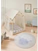 Atticgo Waschbarer Kinderteppich CANDY rund in creme