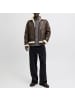 Jack and Jones JORLIVERPOOL Aviator Jacket SN in Braun