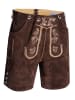 Alessandro Salvarini A. Salvarini Trachten Lederhose in Dunkebraun