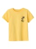 name it T-Shirt 2er-Set kurzarm normal geschnitten Rundhals in Gelb-2