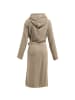 REDBEST Frottier Unisex-Bademantel mit Kapuze Chicago in taupe