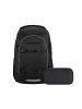 Coocazoo Schulrucksack-Set EVERY "Midnight Black" 2-tlg. in Schwarz