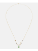Diamant L'éternel Halskette aus 375 Gelbgold mit Diamant mit Smaragd