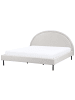 Beliani Doppelbett MARGUT in Grau - (W) 196 x (H) 116 x (L) 214 cm