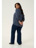 KAFFE curve Langarm-Bluse KCjolana Regular fit in Midnight Marine