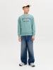 JACK & JONES Junior Sweatshirt in Mineral Blue