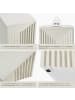 tectake Ablagetisch wetterfest 38x38x51cm aus Magnesiumoxid, Reliefstruktur