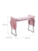 relaxdays Kniebank in Pink - (B)60 x (H)50 x (T)27,5 cm