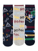 United Labels 5er Pack Harry Potter Socken Sneaker 40-45 in Mehrfarbig