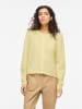 Vila Strickjacke in Pastel Yellow