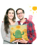 Mr. & Mrs. Panda Kissen 40 x 40 Kaktus Sonne Design ohne Spruch in Weiß