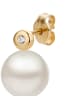 Diamant L'éternel Ohrringe aus 585 Gelbgold mit Diamant