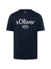 s.Oliver T-Shirt in marine weiß