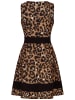 Cloud5ive Day Dress in brown leo