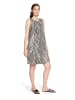 Betty Barclay Leinenkleid ohne Arm in Schwarz/Beige