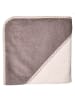 Wörner Kapuzenbadetuch 80 x 80 cm - Uni Natur H in beige,braun