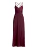 Vera Mont Abendkleid mit V-Ausschnitt in Deep Dahlia