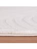 KADIMA DESIGN Teppich Kurzflor Raumtiefe-Muster Polypropylen Wohnzimmer in Creme