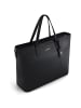 Lazarotti Bologna Leather Shopper Crossbody Tasche Leder 31 cm in black