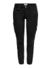 ONLY Cargo Jeans Hose Mid Waist Denim Jogger Pants ONLMISSOURI in Schwarz