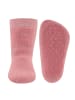 ewers 2er-Set Stoppersocken Uni in altrosa-grau