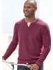 H.I.S Strickpullover in rot meliert