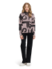 Betty Barclay Grobstrick-Pullover mit Jacquard in Patch Black/Rosé
