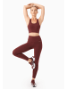Organication Leggings LUCCY in Bordeaux