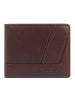 Piquadro Carl Geldbörse RFID Schutz Leder 11 cm in dark brown