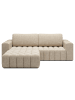 MF Design Bonita Recamiere Links in Beige -  (L) 175 x (B) 250 x (H) 92 cm