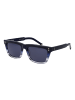 Hally & Son Männer Sonnenbrille Rechtwinklig Blau